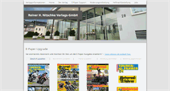 Desktop Screenshot of nitschke-verlag.de